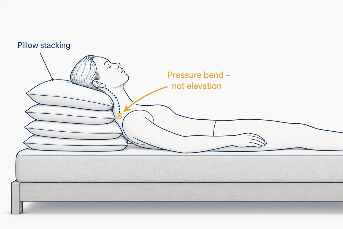 Pillow stacking comparison
